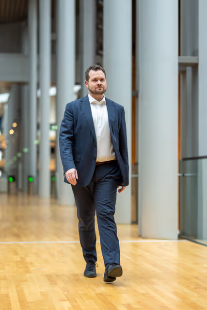 Anders VISTISEN in the EP in Strasbourg