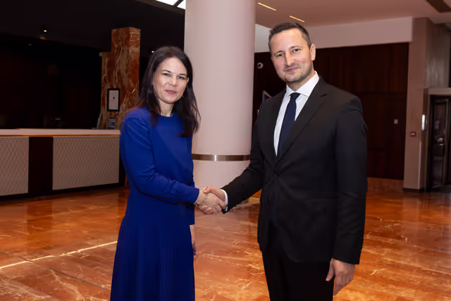 Nicolae STEFANUTA meets with Annalena BAERBOCK, President of the UN General Assembly