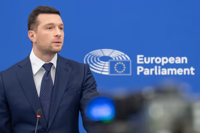 Fotografija 2: Press briefing Patriots for Europe