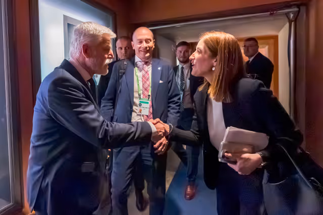 Photo 13 : Roberta METSOLA, EP President  participates in the Munich Security Conference 2026