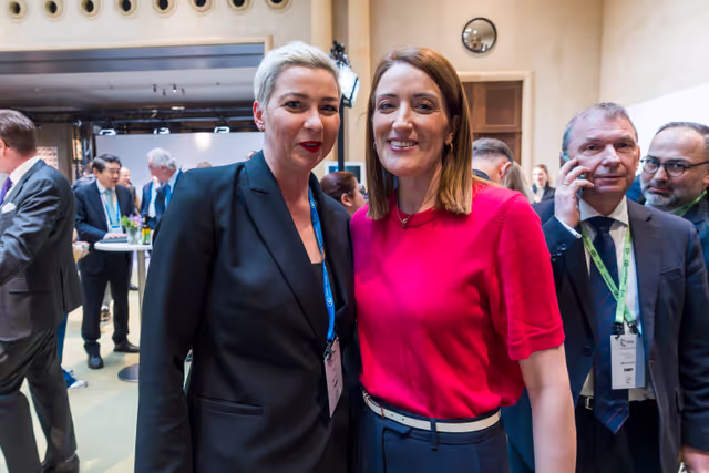 Photo 21 : Roberta METSOLA, EP President participates in the Munich Security Conference 2026