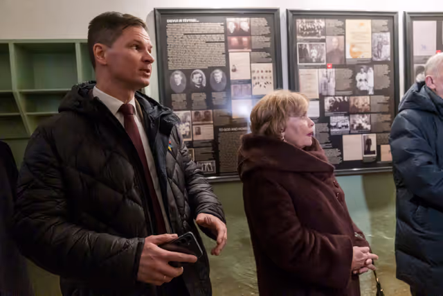 Official visit of Roberta METSOLA, EP President, to Vilnius (Lithuania) - Visit to the Museum of Occupations and Freedom Fighters