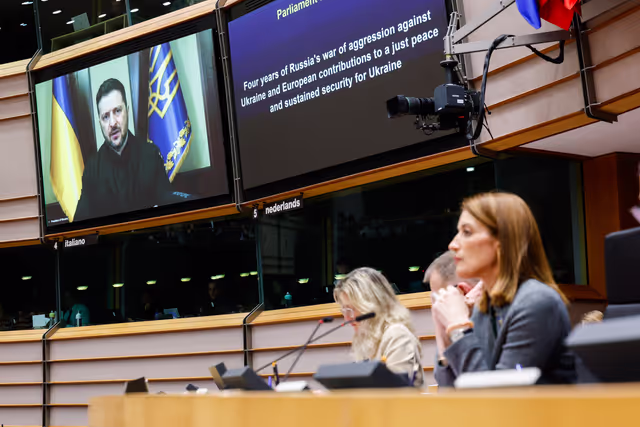 EP Extraordinary Plenary Session - Four years of Russia's war of aggression against Ukraine and European contributions to a just peace and sustained security for Ukraine