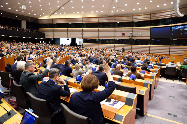 Photo 15: EP Extraordinary Plenary Session - Four years of Russia's war of aggression against Ukraine and European contributions to a just peace and sustained security for Ukraine - Voting session