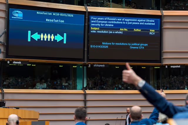 EP Extraordinary Plenary Session - Four years of Russia's war of aggression against Ukraine and European contributions to a just peace and sustained security for Ukraine - Voting session