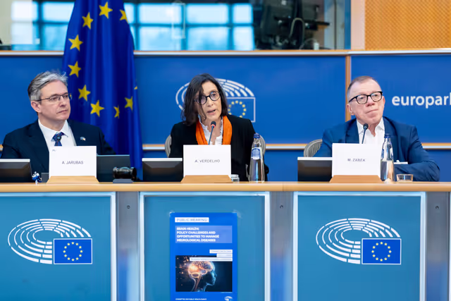 Fotogrāfija 24: SANT- Public hearing ' Brain health: Policy challenges and opportunities to manage neurological diseases '