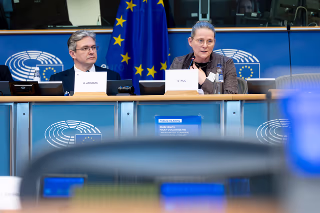 Fotogrāfija 30: SANT- Public hearing ' Brain health: Policy challenges and opportunities to manage neurological diseases '