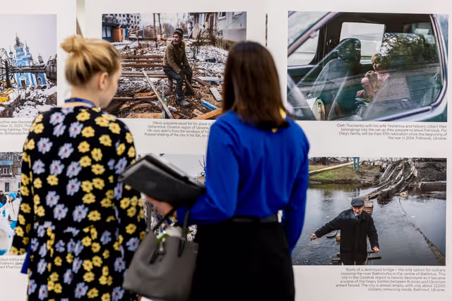 Photo exhibition by Ukrainian journalist Serhii Korovayny
