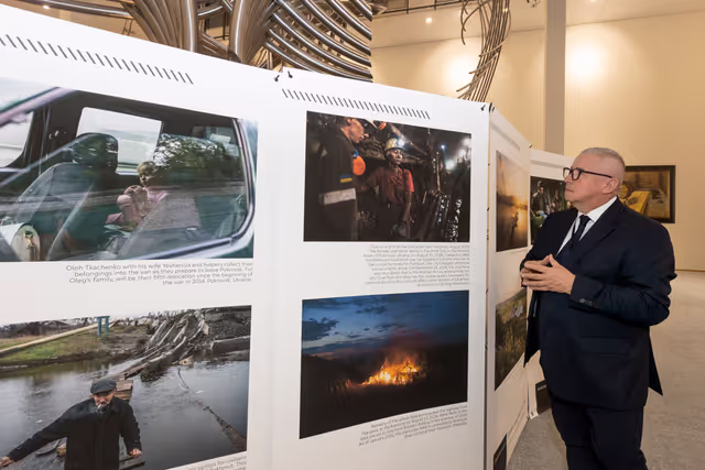 Φωτογραφία 23: Photo exhibition by Ukrainian journalist Serhii Korovayny