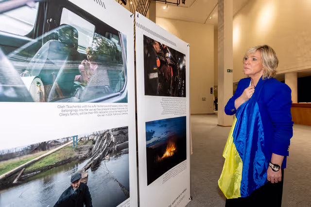 Photo exhibition by Ukrainian journalist Serhii Korovayny