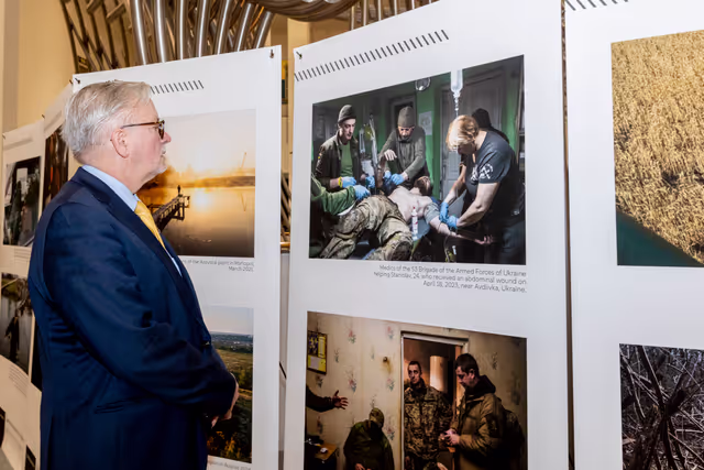 Φωτογραφία 16: Photo exhibition by Ukrainian journalist Serhii Korovayny