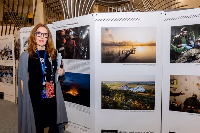 Φωτογραφία 14: Photo exhibition by Ukrainian journalist Serhii Korovayny