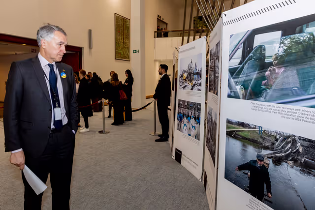 Φωτογραφία 12: Photo exhibition by Ukrainian journalist Serhii Korovayny