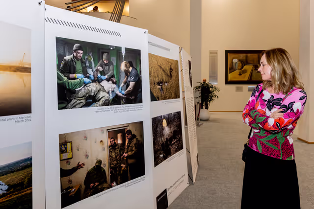 Φωτογραφία 11: Photo exhibition by Ukrainian journalist Serhii Korovayny
