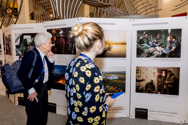 Φωτογραφία 7: Photo exhibition by Ukrainian journalist Serhii Korovayny