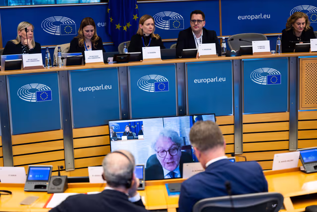 IMCO - When U.S. sanctions target EU citizens: Defending the DSA and Europe’s Digital Sovereignty - Exchange of views with former European Commissioner Thierry Breton and other EU citizens sanctioned by U.S