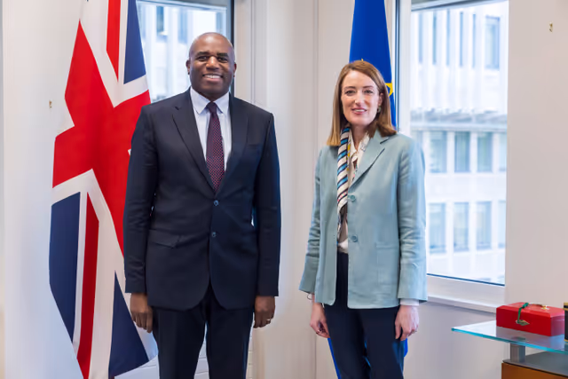 Official Visit by Roberta METSOLA, EP President to London (United Kingdom) - Meeting with David LAMMY, Lord Chancellor, Secretary of State for Justice and Deputy Prime Minister of the United Kingdom
