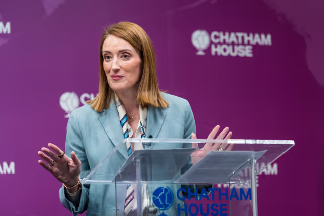 Official Visit by Roberta METSOLA, EP President to London (United Kingdom) - Keynote speech at Chatham House Security & Defence Conference 2026
