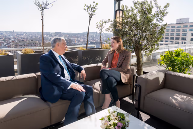 Roberta METSOLA, EP President meets with Marcelo REBELO de SOUSA, President of Portugal