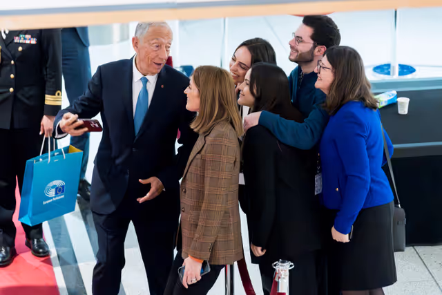 Roberta METSOLA, EP President meets with Marcelo REBELO de SOUSA, President of Portugal