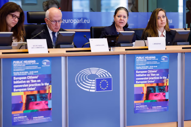 Fotografie 28: LIBE - Public Hearing on a European Citizens' Initiative (ECI) 'Ban on conversion practices in the European Union