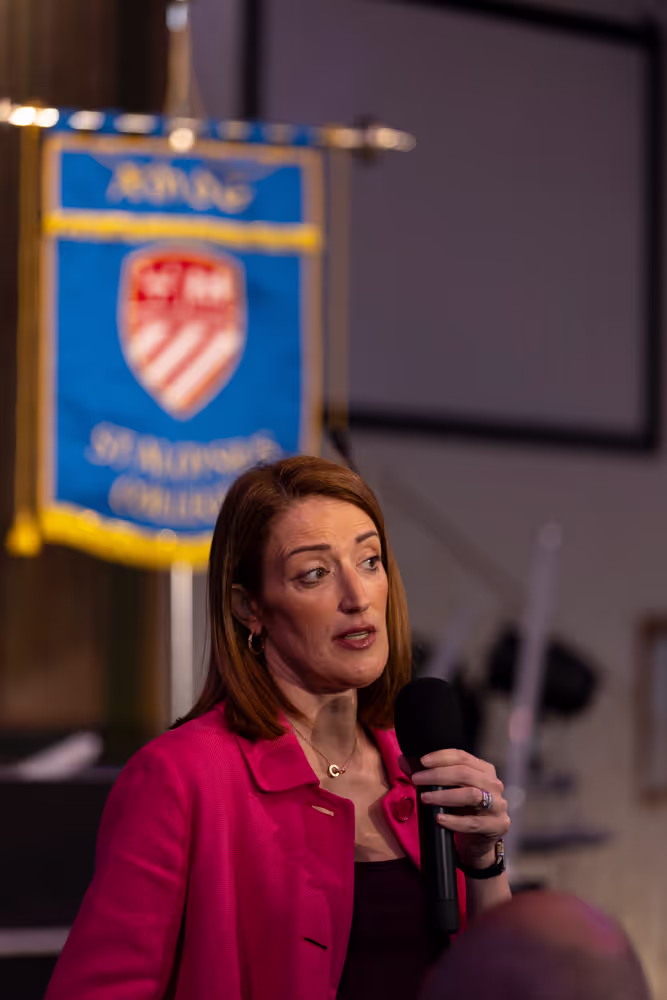 Roberta METSOLA, EP President visit to Malta - Meets students at St Aloysius College