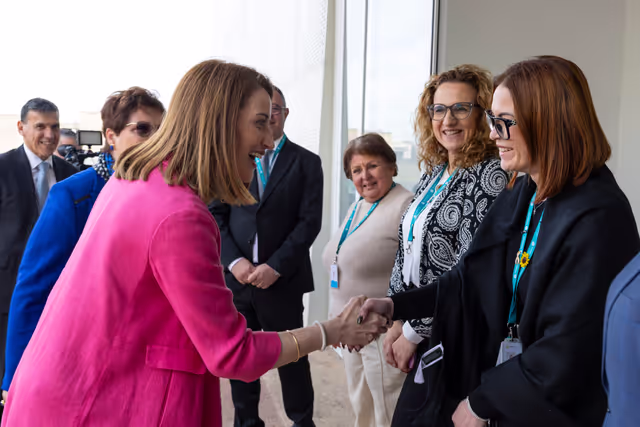 Roberta METSOLA, EP President visit to Malta - Visit to Hospice Malta, a voluntary organization for palliative care