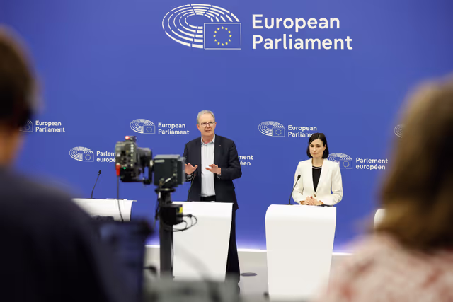 Photo 14: Press conference on the Protection of creative copyrighted work in AI-age