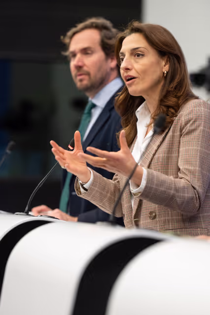 Fotografia 4: Press conference on the report on the housing crisis in the EU with the aim of proposing solutions for decent, sustainable and affordable housing