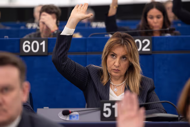 Photo 49: EP Plenary Session- Voting session