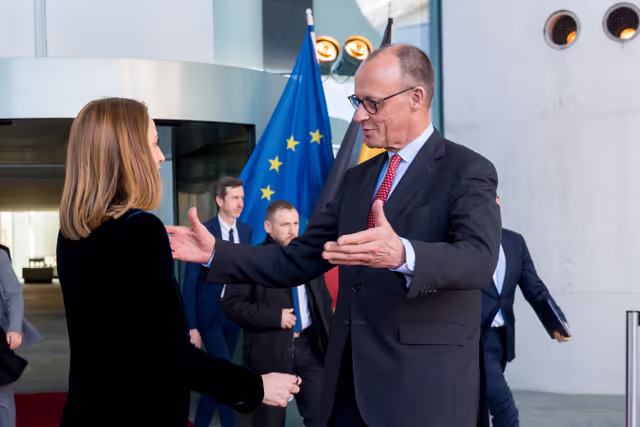 Official visit by Roberta METSOLA, EP President to Berlin (Germany) - Meeting with Friedrich MERZ, German Federal Chancellor