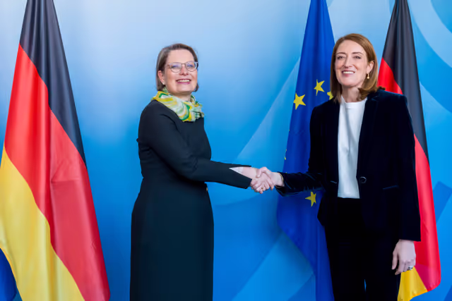 Official visit by Roberta METSOLA, EP President to Berlin (Germany) - Meeting with Stefanie HUBIG, German Federal Minister for Justice and Consumer Protection