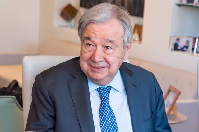 Roberta METSOLA, EP President meets with António GUTERRES, Secretary General of the United Nation