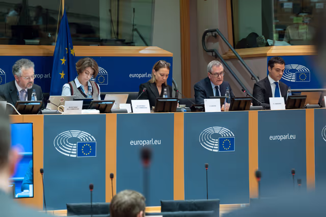 Fotografi 13: ECON.- Public Hearing with Dominique Laboureix, Chair of the Single Resolution Board (SRB)