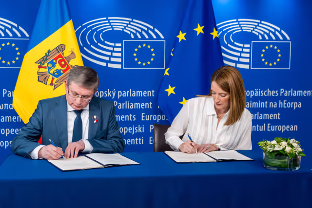 Signing of the Memorandum of Understanding between the European Parliament and the Parliament of the Republic of Moldova on a Joint Framework for Parliamentary Democracy