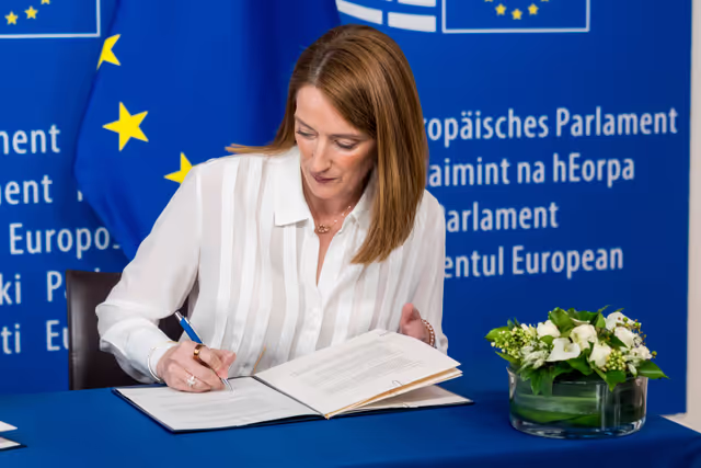Signing of the Memorandum of Understanding between the European Parliament and the Parliament of the Republic of Moldova on a Joint Framework for Parliamentary Democracy