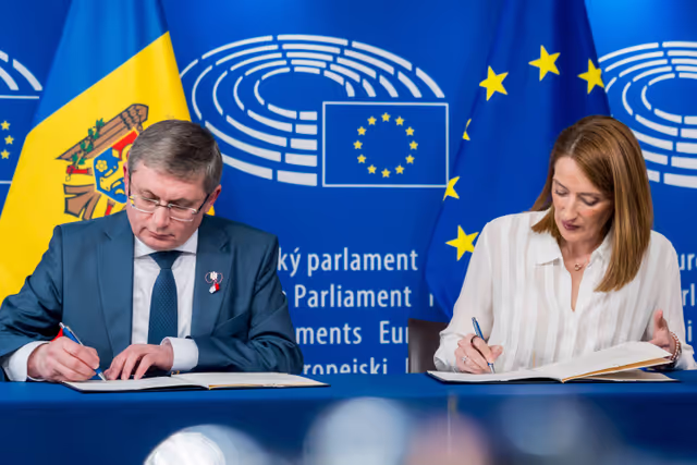 Signing of the Memorandum of Understanding between the European Parliament and the Parliament of the Republic of Moldova on a Joint Framework for Parliamentary Democracy