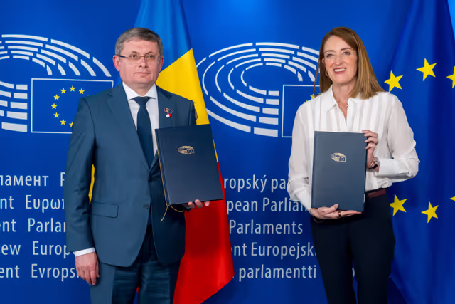Signing of the Memorandum of Understanding between the European Parliament and the Parliament of the Republic of Moldova on a Joint Framework for Parliamentary Democracy