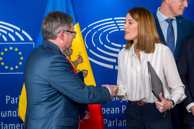Signing of the Memorandum of Understanding between the European Parliament and the Parliament of the Republic of Moldova on a Joint Framework for Parliamentary Democracy
