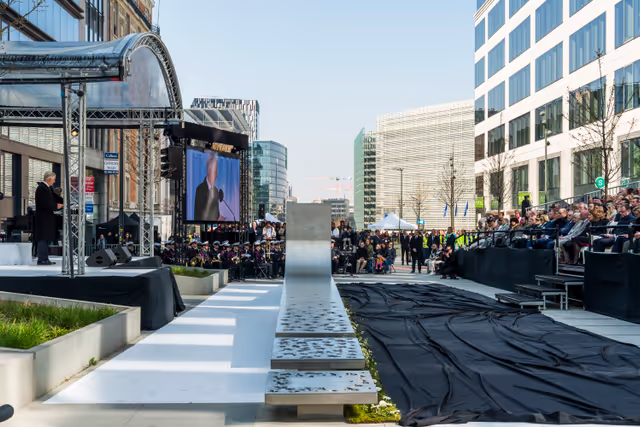 Φωτογραφία 33: Commemoration of the 2016 Brussels terrorist attacks