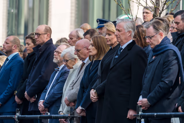 Φωτογραφία 28: Commemoration of the 2016 Brussels terrorist attacks
