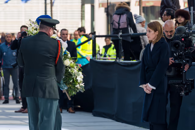 Φωτογραφία 11: Commemoration of the 2016 Brussels terrorist attacks