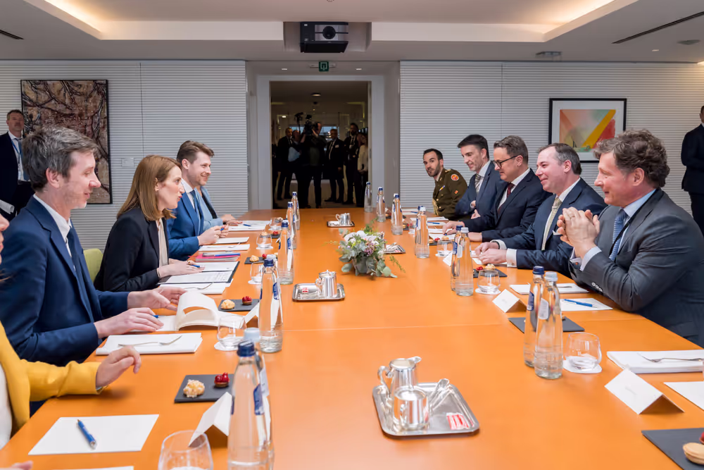 Roberta METSOLA, EP President meets with GUILLAUME, Grand Duke of Luxembourg