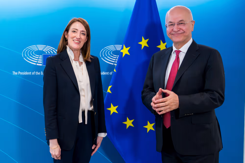 Roberta METSOLA, EP President meets with Barham SALIH, UN High commissioner for Refugees
