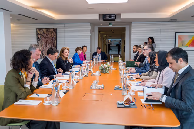 Roberta METSOLA, EP President meets with Ambassadors of Gulf Cooperation Council
