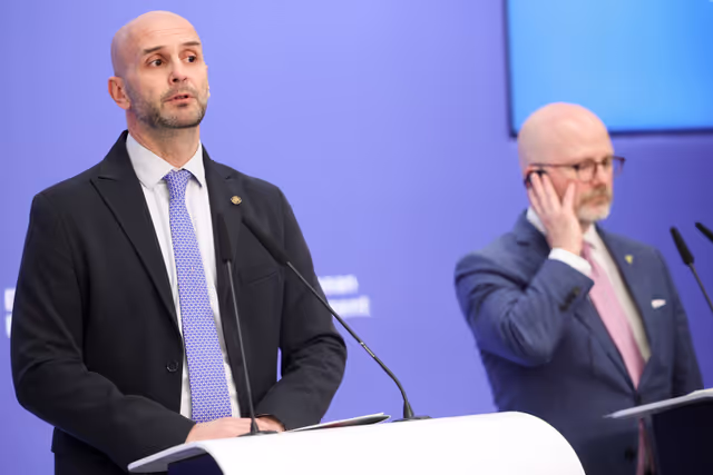 Fotografie 23: Press confrerence on the rise of no-go zones in Europe