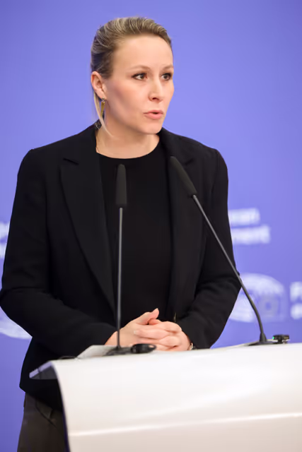 Fotografie 13: Press confrerence on the rise of no-go zones in Europe