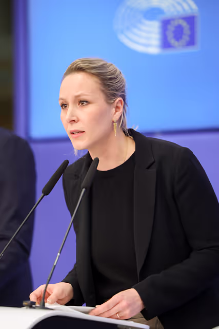 Fotografie 7: Press confrerence on the rise of no-go zones in Europe