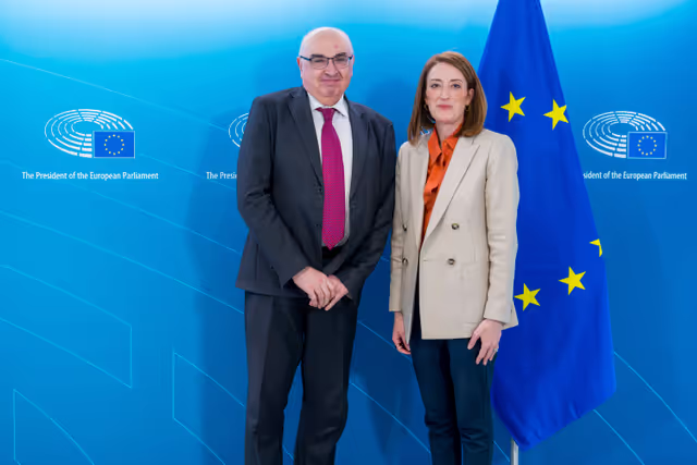 Roberta METSOLA, EP President meets with Maurizio GARDINI, President of Confcooperative