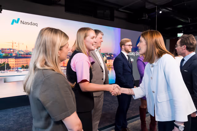 Valokuva 12: Official visit by Roberta METSOLA, EP President to Stockholm (Sweden) - Meeting with Swedish Financial Influencers & Savings Advocates together with Ulf KRISTERSSON, Swedish Prime Minister